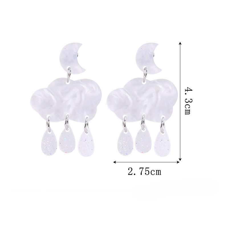 Wholesale Rainbow Flag Love Heart Alloy Pendant Drip Oil Earrings